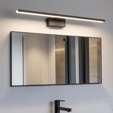 Aigostar - Illuminazione per specchio da bagno LED/12W/230V 4000K 60 cm IP44 nero