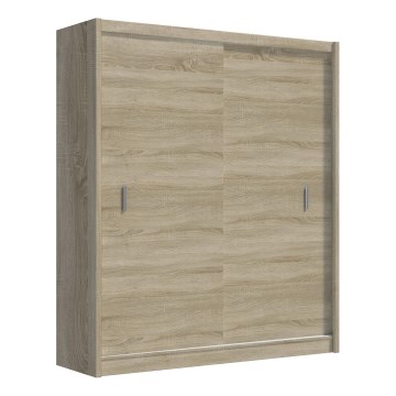 Armadio con ante scorrevoli SAPHIRA 203x215 cm rovere sonoma
