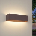 Brilagi - Lampada da parete per esterni LED DONNANI/12W/230V 30 cm marrone IP44
