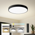 Brilagi - Lampada da soffitto dimmerabile a LED POOL SMART LED/48W/230V 40 cm 3000-6000K Wi-Fi Tuya + telecomando nero