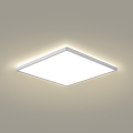 Brilagi - Lampada da soffitto LED per bagno ULTRA SLIM LED/24W/230V 42x42 cm finitura argento IP54