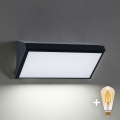 Brilagi - LED applique da esterno dimmerabile TRIANGLE 1xE27/6W/230V 2700-6500K IP65 nero