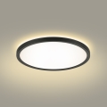 Brilagi - Plafoniera LED da bagno ULTRA SLIM LED/12W/230V diametro 22,5 cm nero IP54