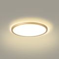 Brilagi - Plafoniera per bagno LED ULTRA SLIM 18W/230V Ø 30 cm dorata IP54