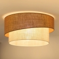 Brilagi - Plafoniera SHINE 1xE27/15W/230V diametro 50 cm beige/color crema
