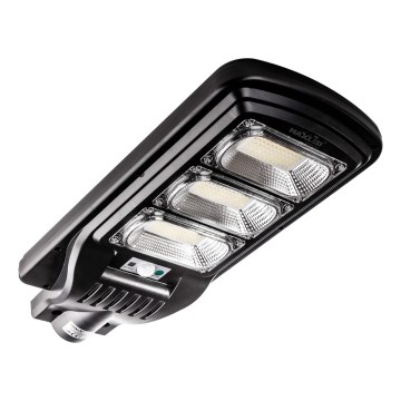LED Lampione solare dimmerabile con sensore LED/180W/6V 11000 mAh 6500K IP65 nero + telecomando
