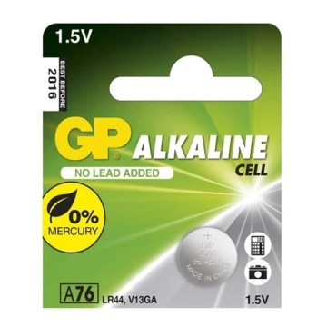 1 pz  Pila alcalina a bottone LR44 GP ALKALINE 1,5V