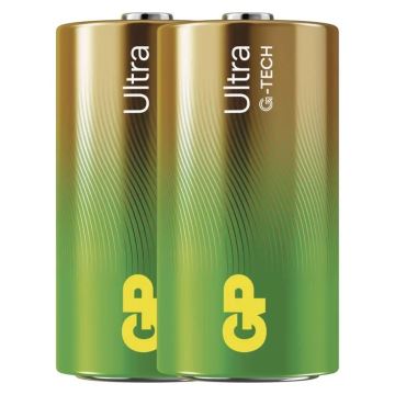 2 pz Batteria alcalina C GP ULTRA 1,5V