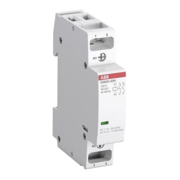 ABB 1SBE121111R0620 - Contattore installazione 2 poli ESB20-20N-06 20A 230V