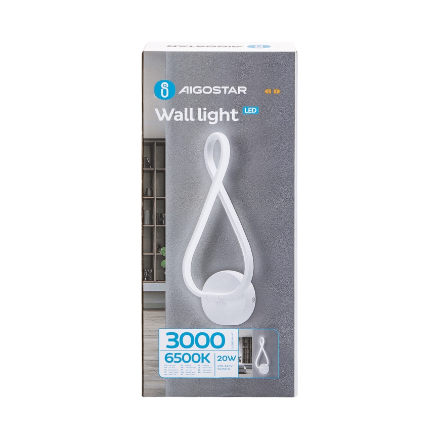Aigostar - Applique a LED LED/20W/230V 6500K bianco