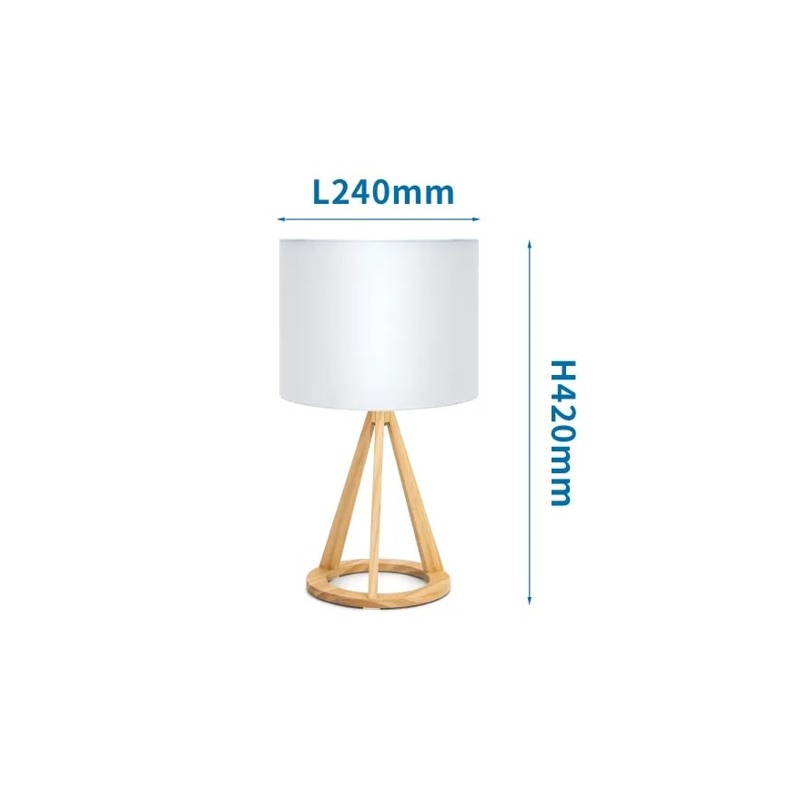 Aigostar - Lampada da tavolo 1xE27/60W/230V pino