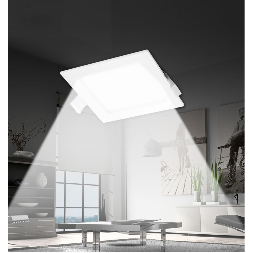 Aigostar - Lampada LED da incasso LED/12W/230V 16,5x16,5 cm 3000K bianco