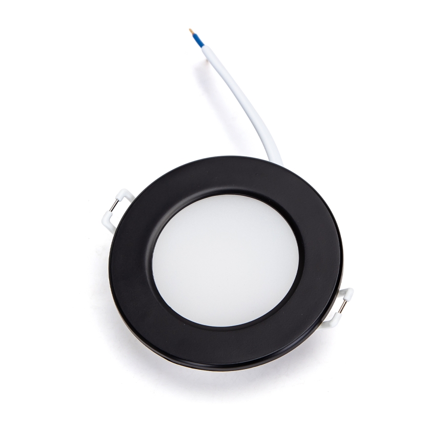 Aigostar - Lampada LED da incasso per bagni LED/4,8W/230V 3000K nero IP65