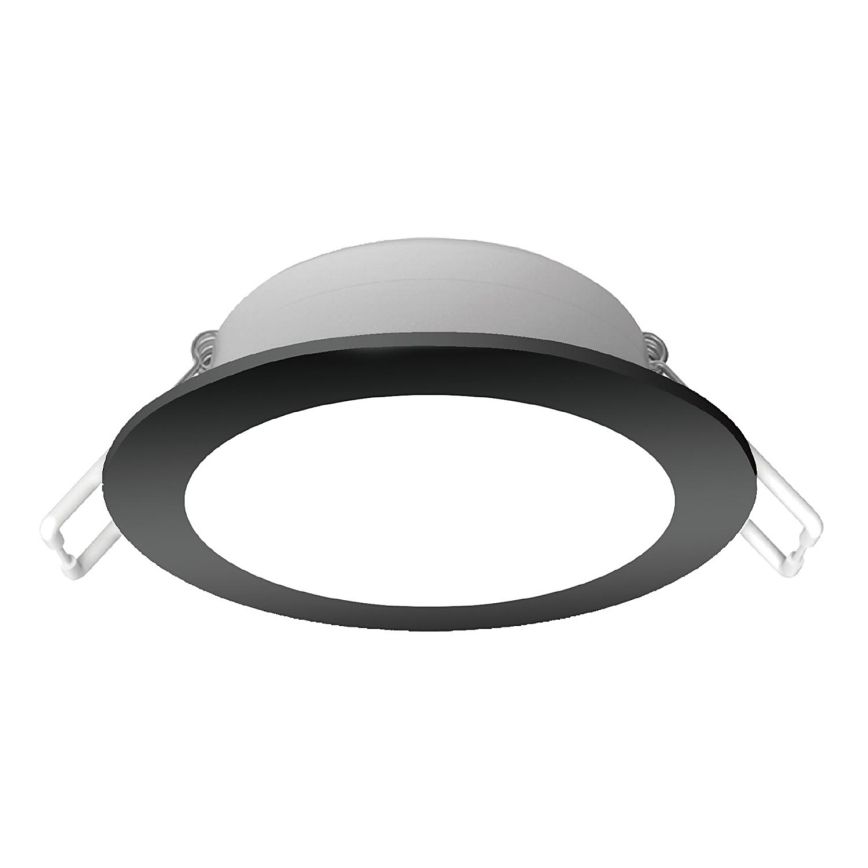 Aigostar - Lampada LED da incasso per bagni LED/4,8W/230V 6500K nero IP65