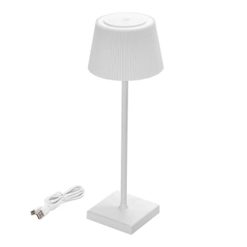 Aigostar - Lampada LED ricaricabile dimmerabile per esterni LED/4W/5V 3600mAh bianco IP54