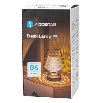 Aigostar- Lampada ricaricabile dimmerabile LED/1W/5V 2700/4000/6500K 1800mAh 20 cm