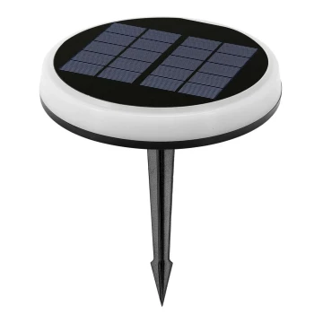 Aigostar - Lampada solare LED LED/0,6W/2V diametro 16,5 cm 3200K/4000K/6500K IP65 nero