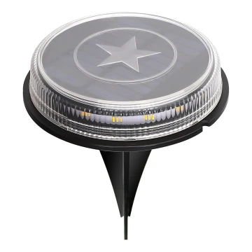 Aigostar - Lampada solare LED LED/0,6W/5,5V 24,5 cm 3200K IP66 nero