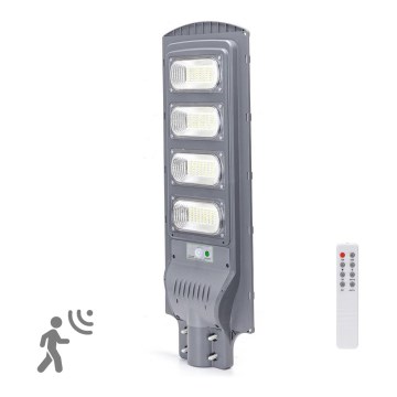 Aigostar - Lampada stradale solare LED con sensore LED/200W/3,2V IP65 6500K + telecomando