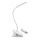 Aigostar - LED Lampada da tavolo ricaricabile dimmerabile con clip LED/2,5W/5V 1200mAh bianco