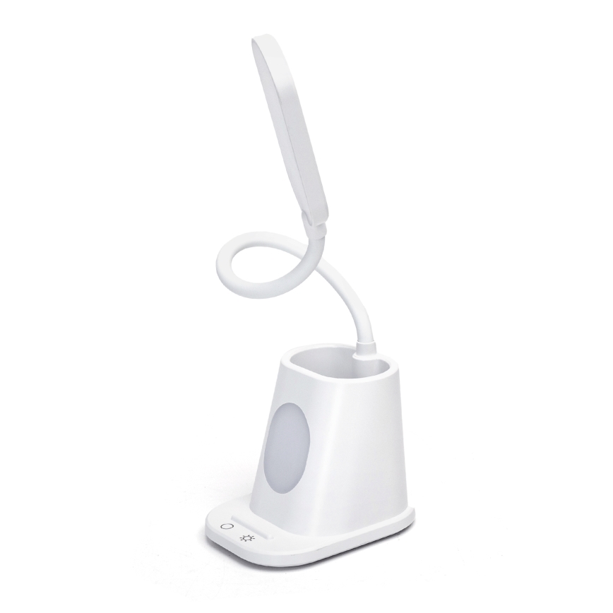 Aigostar - LED Lampada da tavolo ricaricabile dimmerabile LED/2,8W/5V 1800mAh 3000/5000K bianco