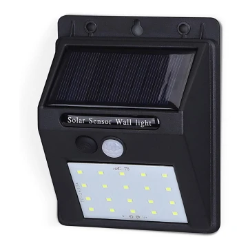 Aigostar - LED Lampada solare da esterno con sensore LED/1,11W/5,5V IP65