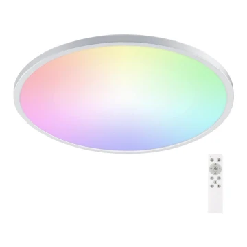 Aigostar - LED RGB Plafoniera dimmerabile da bagno LED/24W/230V 3000-6500K diametro 42 cm IP44 + telecomando