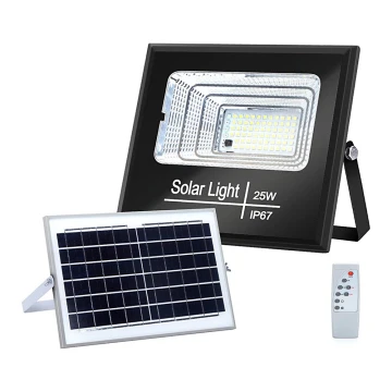 Aigostar - Proiettore solare LED dimmerabile LED/25W/3,2V IP67 + tc