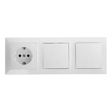 Aigostar - SET 2x Interruttore con presa 1x16A/250V