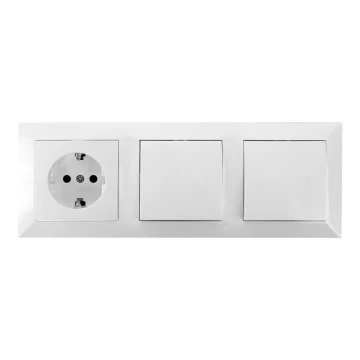 Aigostar - SET 2x Interruttore con presa 1x16A/250V