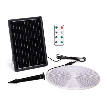 Aigostar - Striscia solare dimmerabile LED/10W/3,2V 10 m 6500K IP65 + telecomando