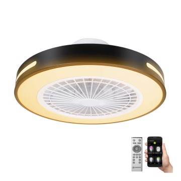 Aigostar - Ventilatore da soffitto dimmerabile a LED LED/40W/230V 2700-6500K Wi-Fi + telecomando