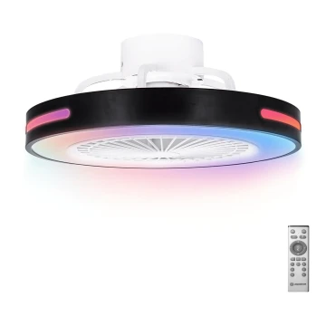 Aigostar - Ventilatore da soffitto LED RGB Dimmerabile LED/40W/230V 2700-6500K + Telecomando