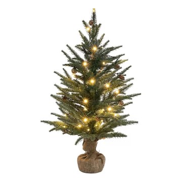 Albero di Natale a LED 30xLED/3xAA 60 cm pino