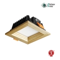 APLED - Lampada LED da incasso SQUARE WOODLINE LED/3W/230V 4000K 9x9 cm pino legno solido