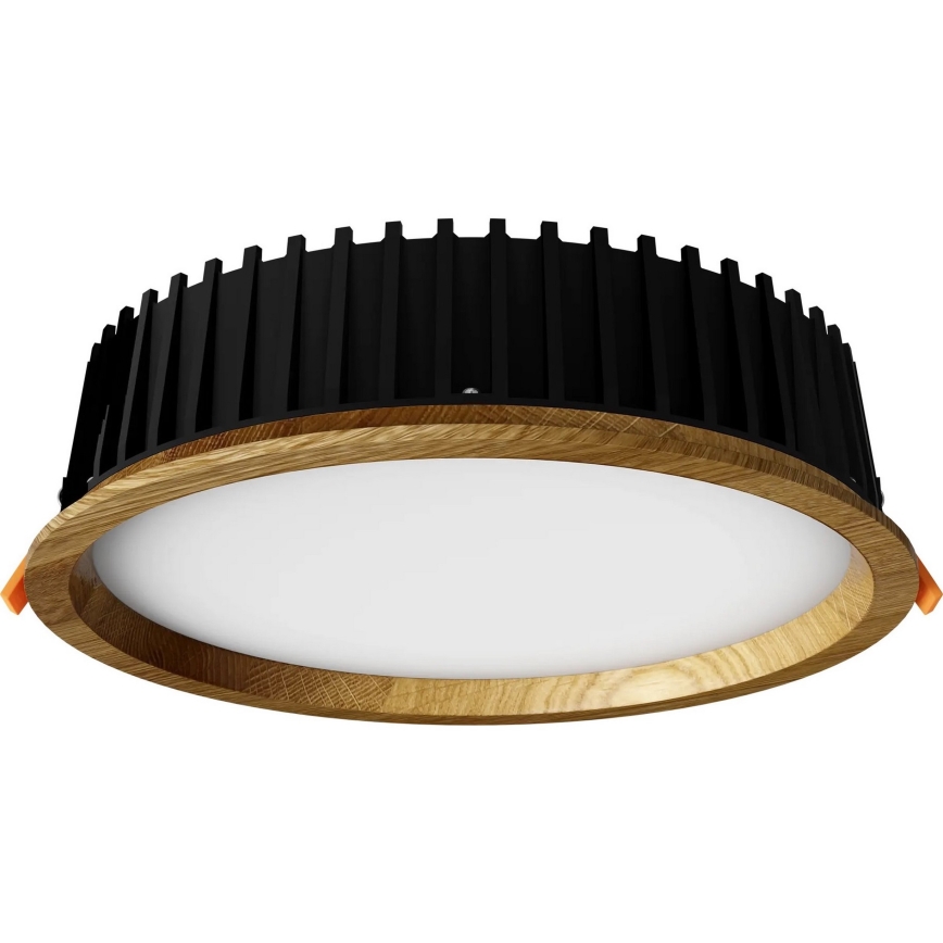 APLED - Lampada LED da incasso RONDO WOODLINE LED/18W/230V 3000K diametro 26 cm quercia legno solido