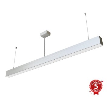 APLED - Lampadario LED su corda LOOK LED/46W/230V 4000K 120 cm argento