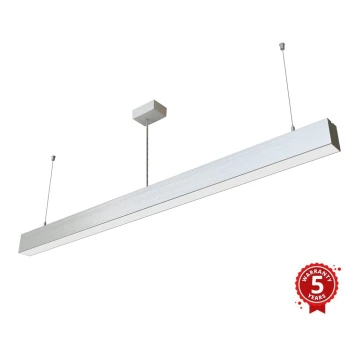 APLED - Lampadario LED su corda LOOK LED/46W/230V 4000K 120 cm argento