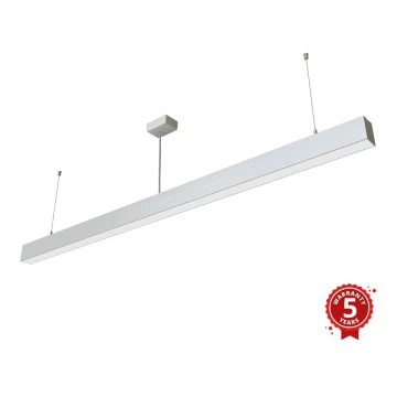 APLED - Lampadario LED su corda LOOK LED/58W/230V 4000K 150 cm argento