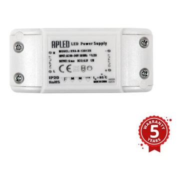 APLED - Trasformatore elettronico LED DRIVER 12W/12V/1A