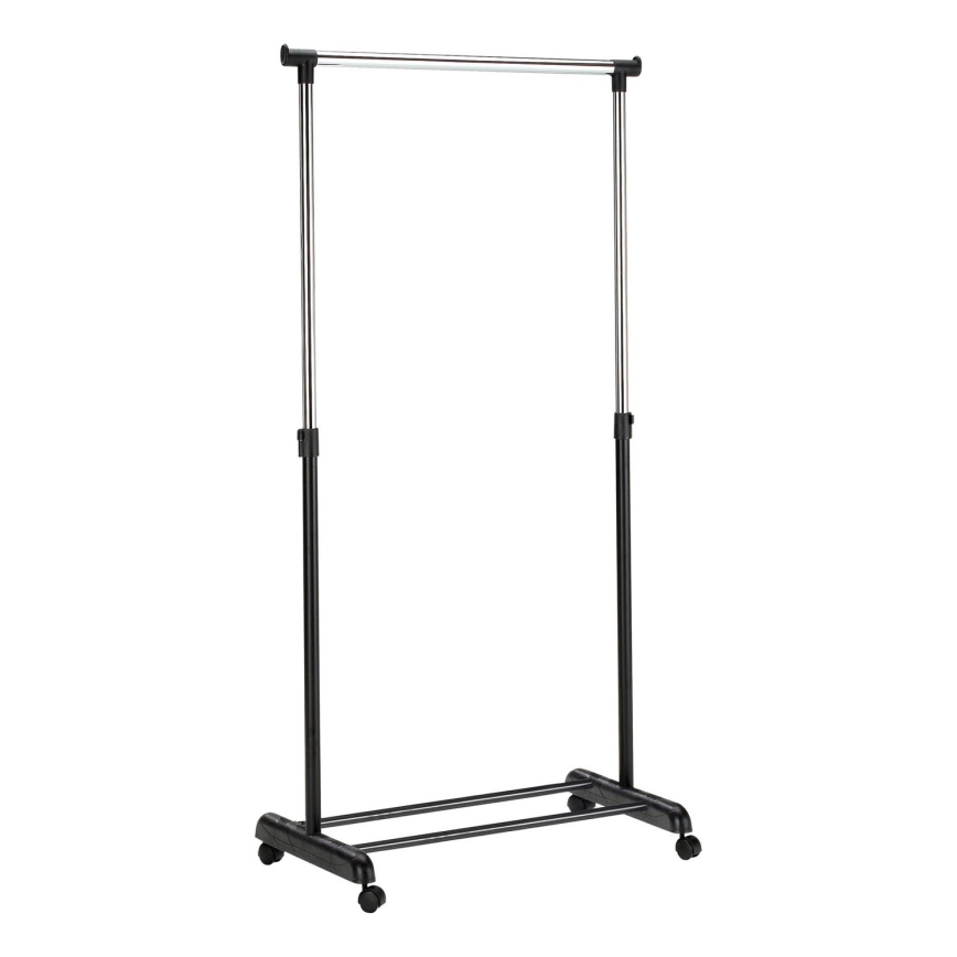 Appendino mobile in metallo 170x88 cm nero/cromo