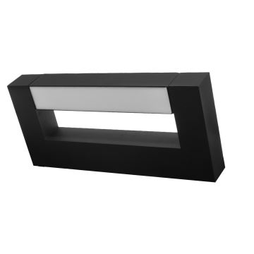LED Flessibile Applique da esterno 2xLED/4W/230V IP54 30 cm nero