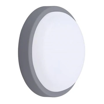 Applique a LED da esterno LED/13W/230V 4000K IP54 grigio arrotondato