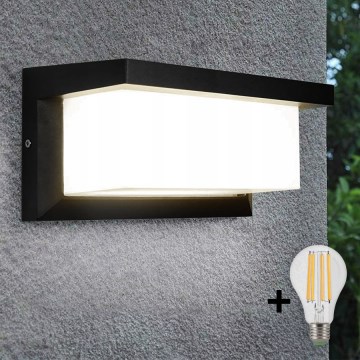 Applique a LED da esterno NEELY 1xE27/15W/230V 3000K IP54 nero