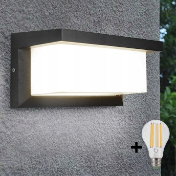 Applique a LED da esterno NEELY 1xE27/9W/230V 3000K IP54 antracite