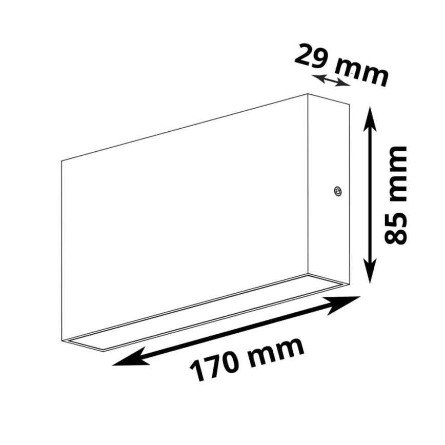 Applique LED da esterno CHICAGO 2xLED/5,5W/230V IP44