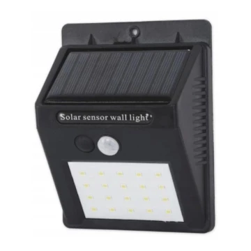 Applique LED Solar con sensore LED/0,55W/3,7V IP65