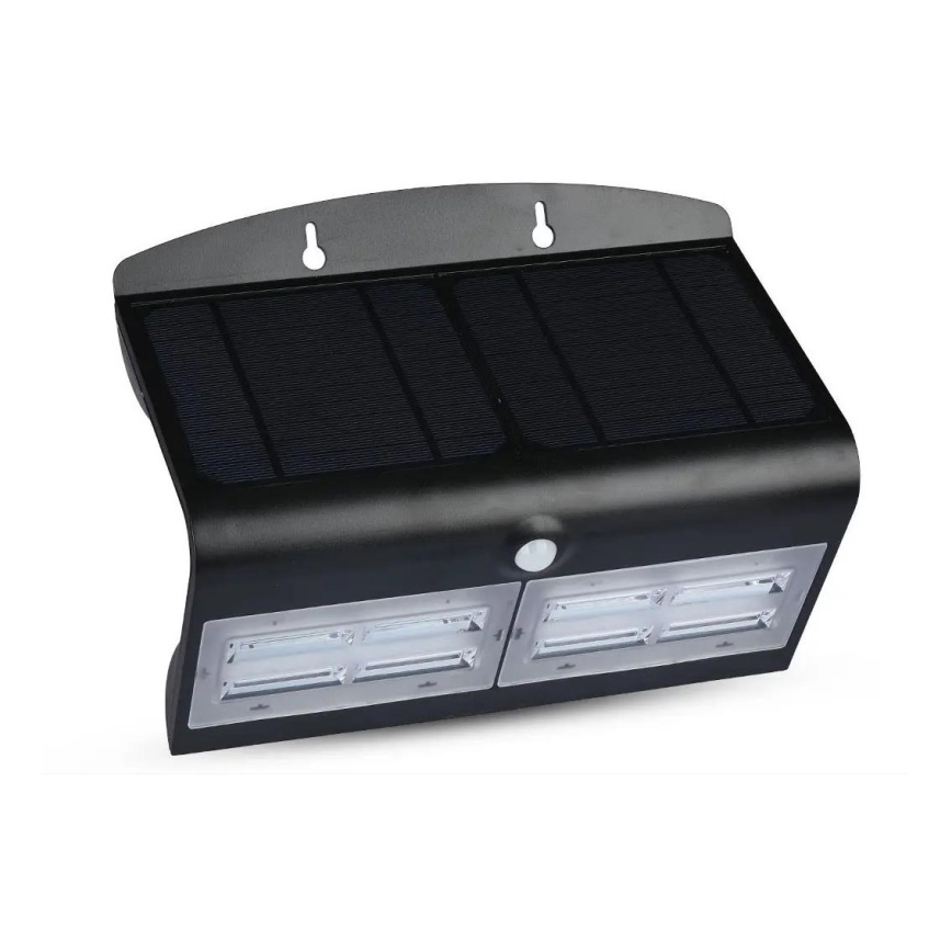 Applique LED Solar con sensore LED/7W/3,7V 4000K IP65 nero