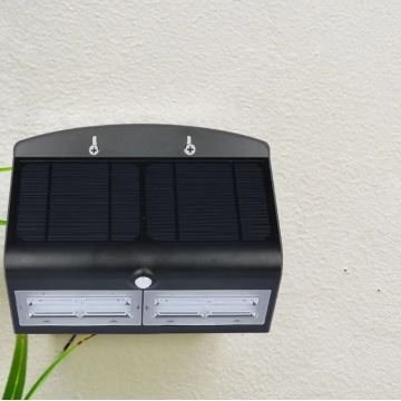 Applique LED Solar con sensore LED/7W/3,7V 4000K IP65 nero