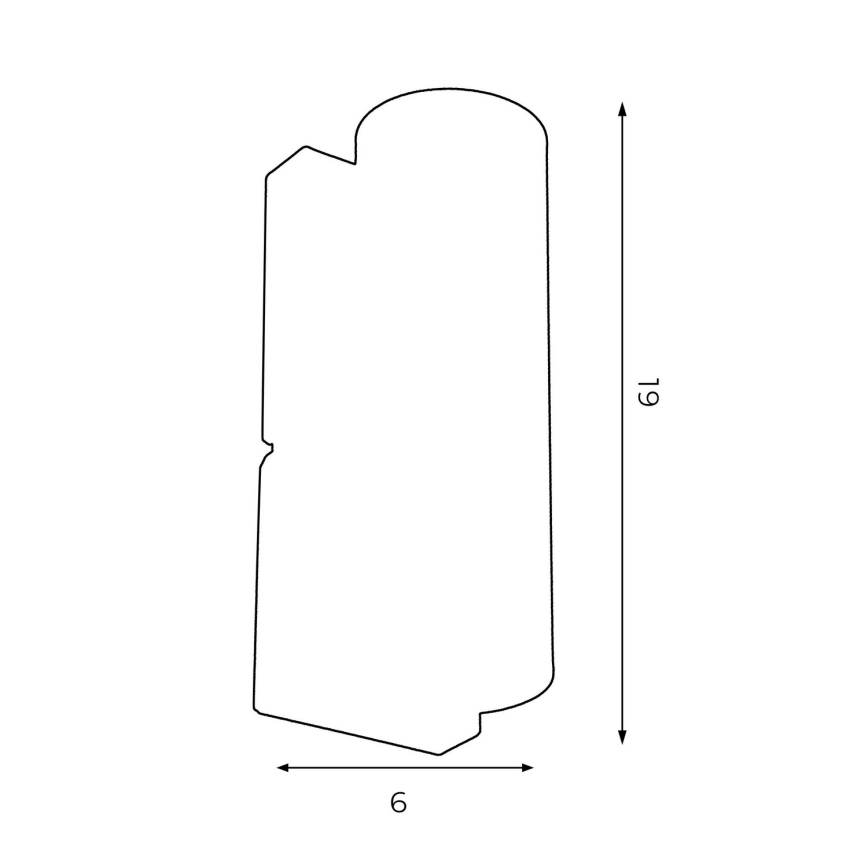 Applique WALL 1xGU10/8W/230V bianco